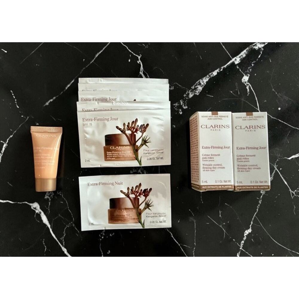 CLARINS Extra Firming Jour (w/ and w/o SPF 15) + Extra Firming Nuit NEW